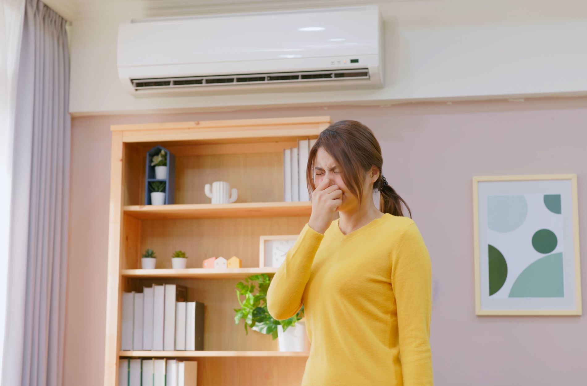 AC burning smell